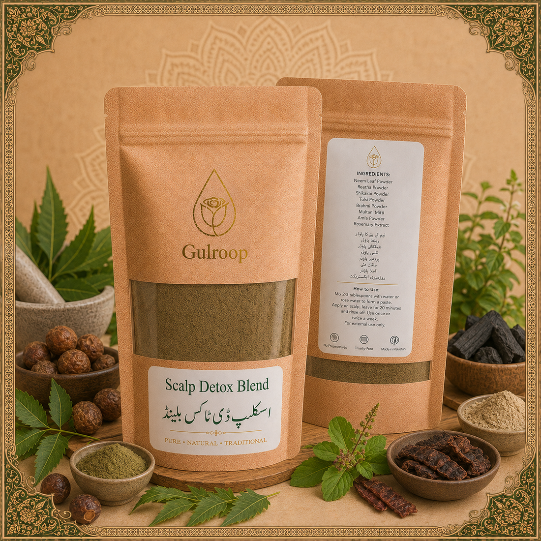 Scalp Detox Blend – khalis hair care by Gulroop Pakistan