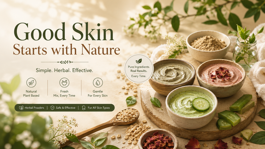 A simple 3-step herbal routine