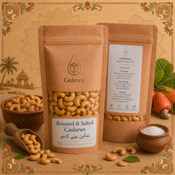 Roasted & Salted Cashews – khalis dry fruit by Gulroop Pakistan