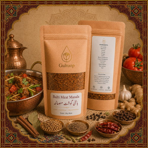 Balti Meat Masala – khalis spice blend by Gulroop Pakistan