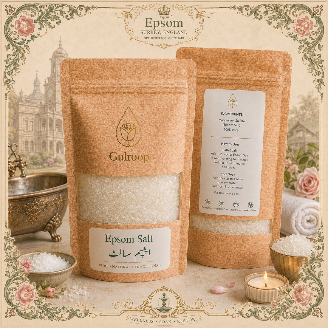 Epsom Salt – khalis pure powder by Gulroop Pakistan