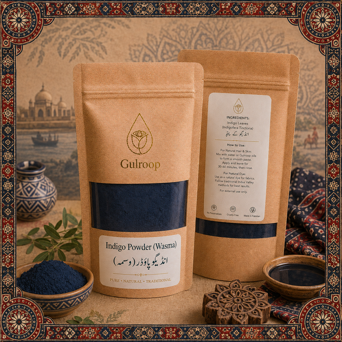 Indigo Powder (Wasma) – khalis pure powder by Gulroop Pakistan